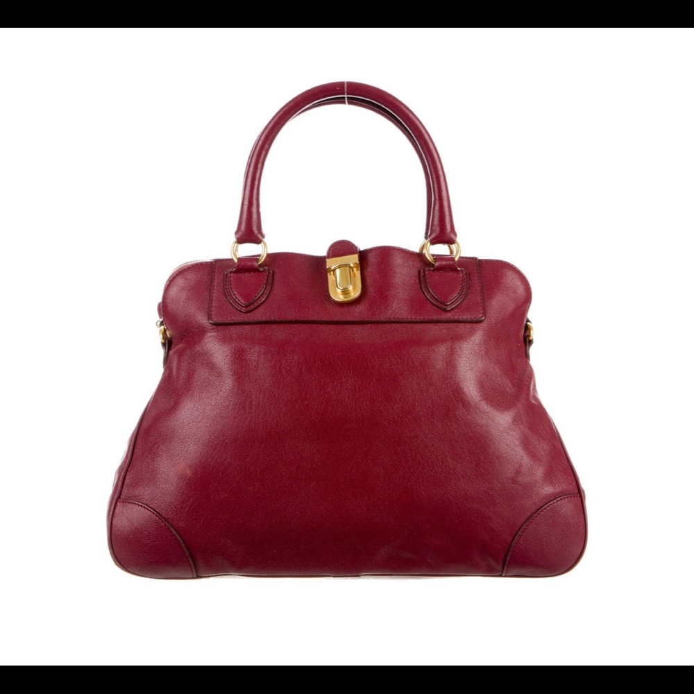 Marc Jacobs Glossy Leather Satchel